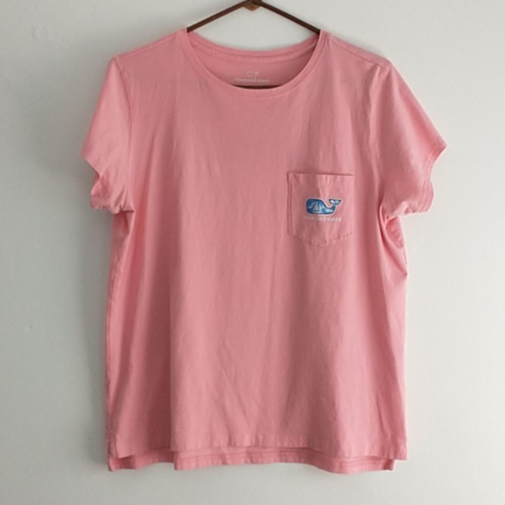 Vineyard Vines Pink Cotton T-shirt